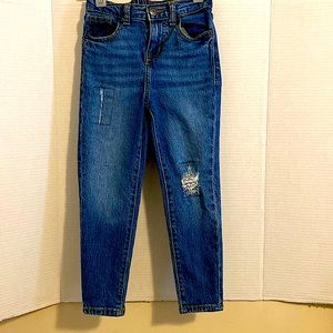 Cat & Jack high rise, straight leg, elastic waist jeans. SZ 5